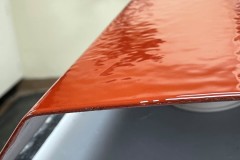 Devcon-Brushable-Ceramic-Red-wet-and-shiny-applied-to-metal
